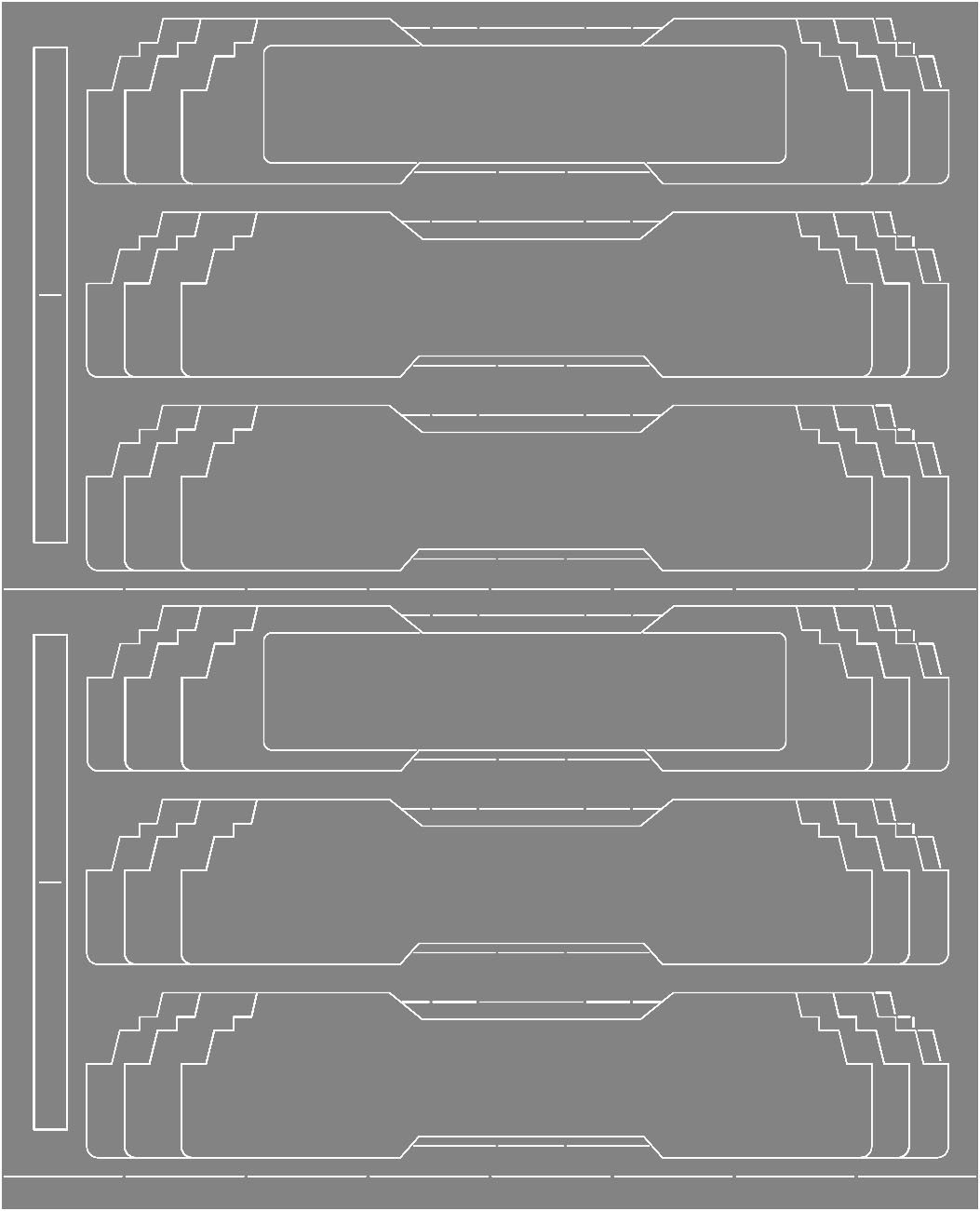 16～21m級×10両用（大型ブックケース用）